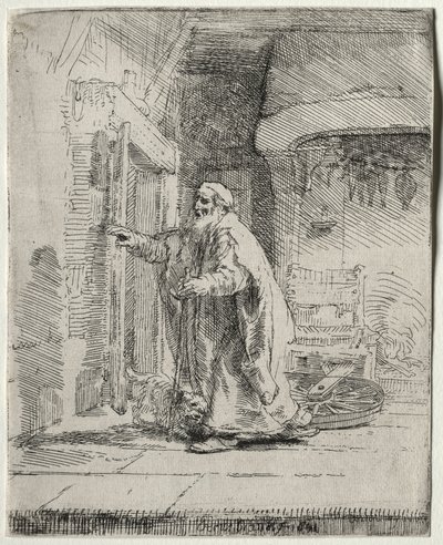 Tobitin sokeus: Isompi levy tekijältä Rembrandt van Rijn
