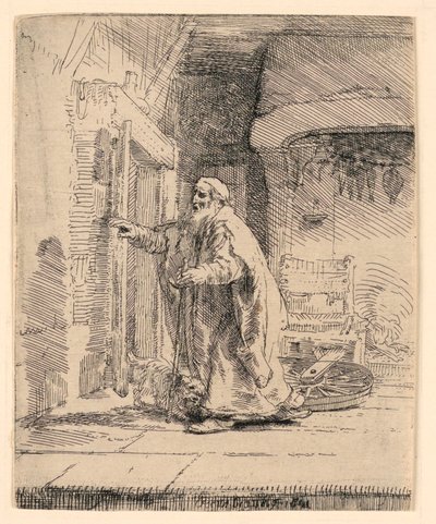Tobitin sokeus: Isompi levy tekijältä Rembrandt van Rijn