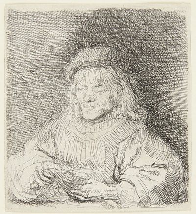 Korttipelaaja tekijältä Rembrandt van Rijn