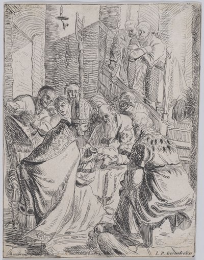 Ympärileikkaus, n. 1625, n. 1625. tekijältä Rembrandt van Rijn