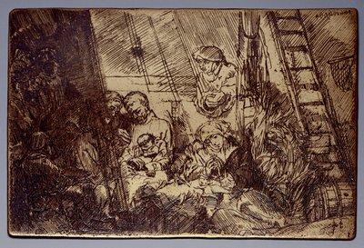 Ympärileikkaus tallissa Ympärileikkaus tallissa tekijältä Rembrandt van Rijn
