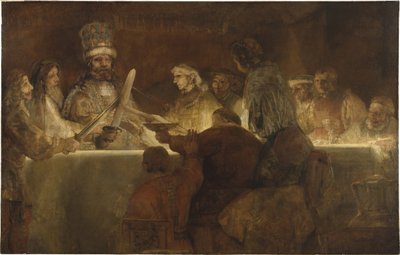Batavialaisten salaliitto Claudius Civilisin johdolla, 1662 tekijältä Rembrandt van Rijn
