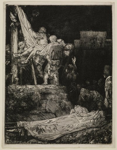 ”Ristin alaslasku” soihtujen valossa tekijältä Rembrandt van Rijn