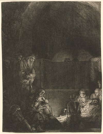 Hautaus tekijältä Rembrandt van Rijn
