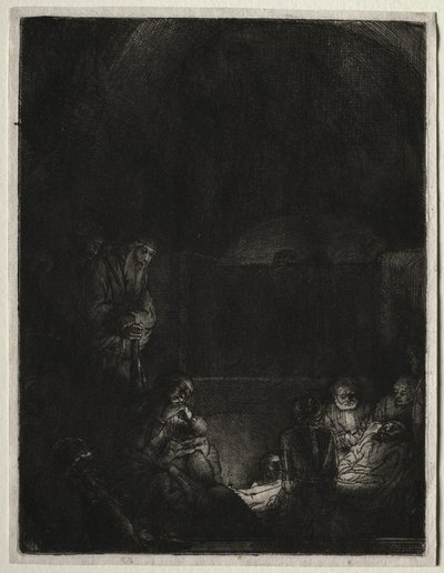 The Tombment, c. 1654. tekijältä Rembrandt van Rijn