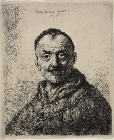 Ensimmäinen itämainen pää tekijältä Rembrandt van Rijn