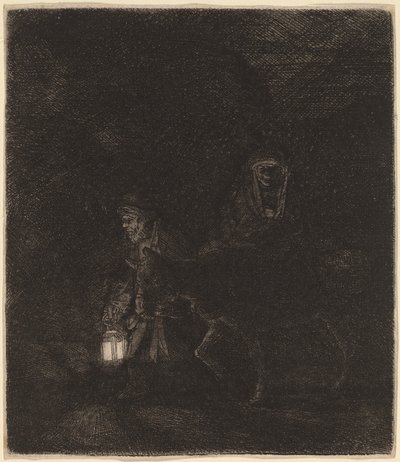 Lento Egyptiin tekijältä Rembrandt van Rijn
