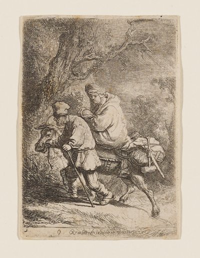 Pako Egyptiin tekijältä Rembrandt van Rijn