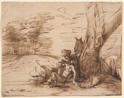Laupias samarialainen tekijältä Rembrandt van Rijn
