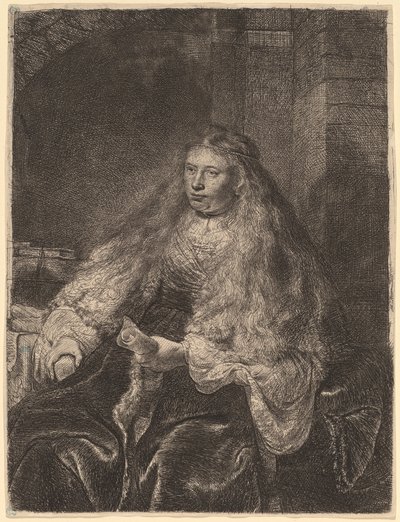 Suuri juutalainen morsian tekijältä Rembrandt van Rijn