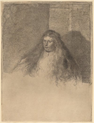 Suuri juutalainen morsian tekijältä Rembrandt van Rijn