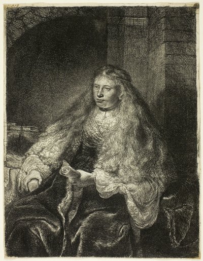 Suuri juutalainen morsian tekijältä Rembrandt van Rijn