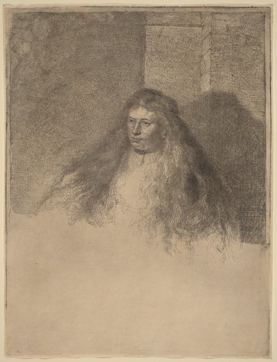 Suuri juutalainen morsian tekijältä Rembrandt van Rijn