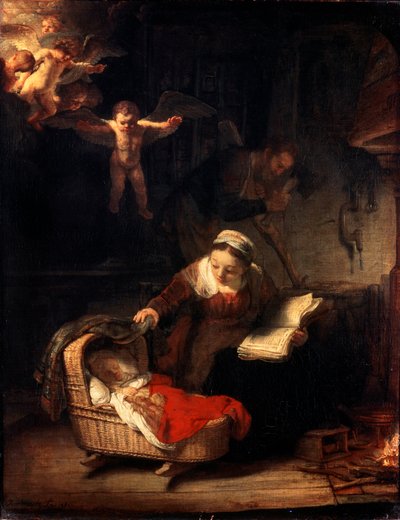Pyhä perhe, 1645. tekijältä Rembrandt van Rijn