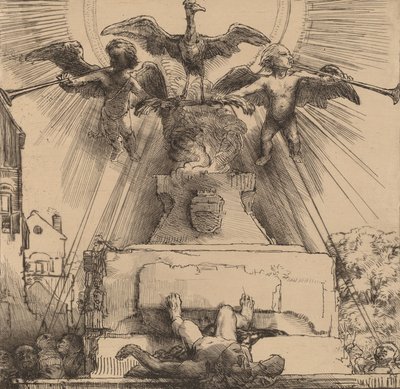 Feeniks tai kukistettu patsas, 1658. tekijältä Rembrandt van Rijn