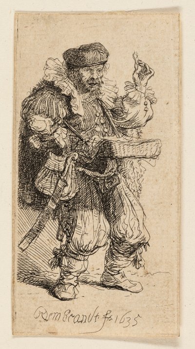 Quacksalver tekijältä Rembrandt van Rijn