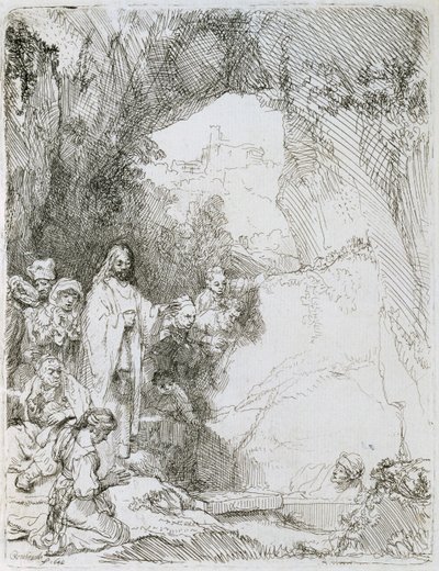 Lasaruksen herättäminen, 1642 tekijältä Rembrandt van Rijn