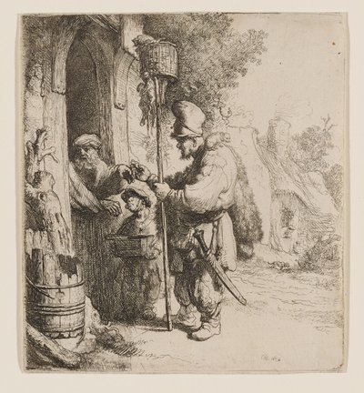 Rottamyrkyn myyjä tekijältä Rembrandt van Rijn