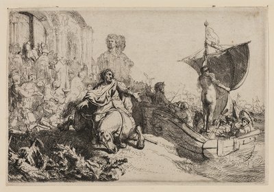 Onnenlaiva tekijältä Rembrandt van Rijn
