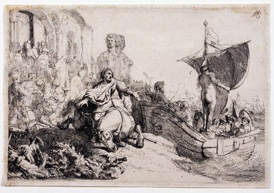 Onnenlaiva tekijältä Rembrandt van Rijn