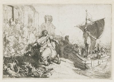 Onnenlaiva tekijältä Rembrandt van Rijn