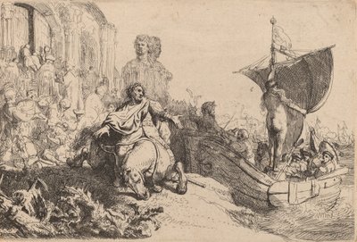 Onnenlaiva, 1633. tekijältä Rembrandt van Rijn