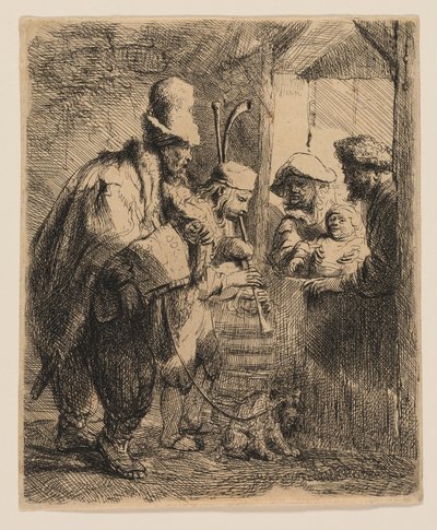 Kiertelevät muusikot tekijältä Rembrandt van Rijn