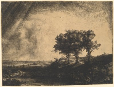Kolme puuta tekijältä Rembrandt van Rijn