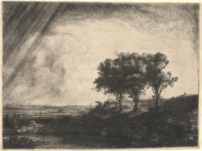 Kolme puuta tekijältä Rembrandt van Rijn