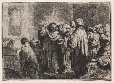 Tribute Money tekijältä Rembrandt van Rijn