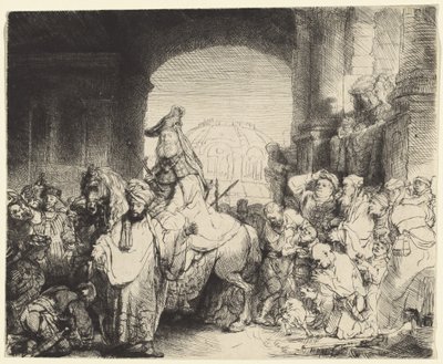 Mordokain voitto tekijältä Rembrandt van Rijn