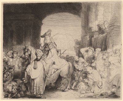 Mordokain voitto tekijältä Rembrandt van Rijn