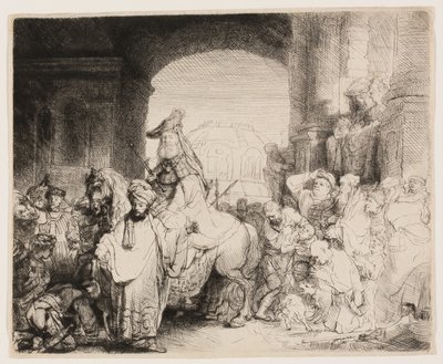 Mordokain voitto tekijältä Rembrandt van Rijn