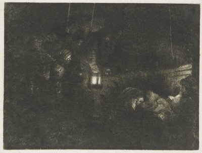 Paimenten palvonta: yöpala tekijältä Rembrandt van Rijn