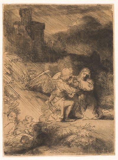 Tuska puutarhassa tekijältä Rembrandt van Rijn