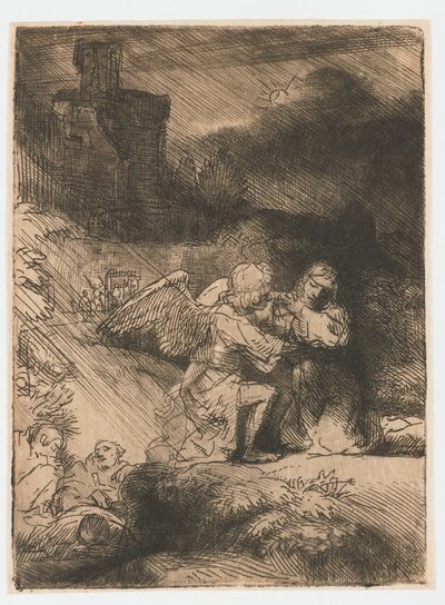 Tuska puutarhassa tekijältä Rembrandt van Rijn