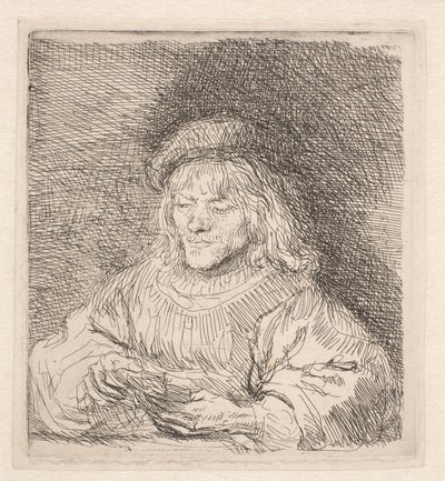 Korttipelaaja tekijältä Rembrandt van Rijn