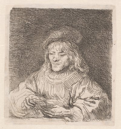 Korttipelaaja tekijältä Rembrandt van Rijn