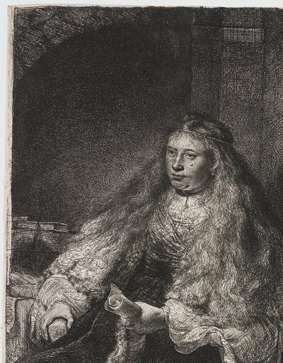 Suuri juutalainen morsian tekijältä Rembrandt van Rijn
