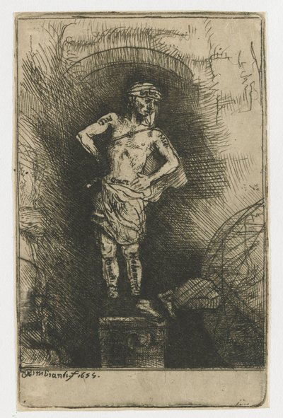 Nebukadnessarin näkemä kuva tekijältä Rembrandt van Rijn