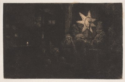 Kuninkaiden tähti: yökuva tekijältä Rembrandt van Rijn