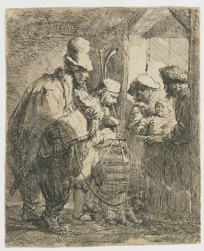 Katu-muusikot tekijältä Rembrandt van Rijn