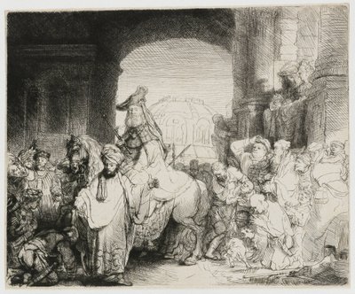 Mordokain voitto tekijältä Rembrandt van Rijn