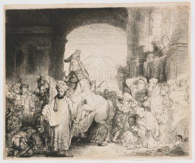 Mordokain voitto tekijältä Rembrandt van Rijn