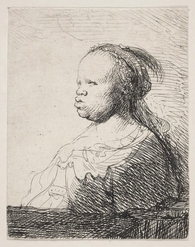 Valkoinen musta tekijältä Rembrandt van Rijn