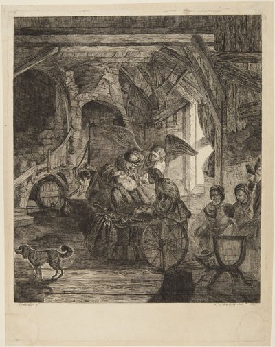 Tobias saa näkönsä takaisin tekijältä Rembrandt van Rijn