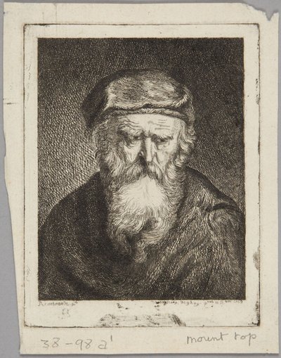 Äreä vanhus tekijältä Rembrandt van Rijn