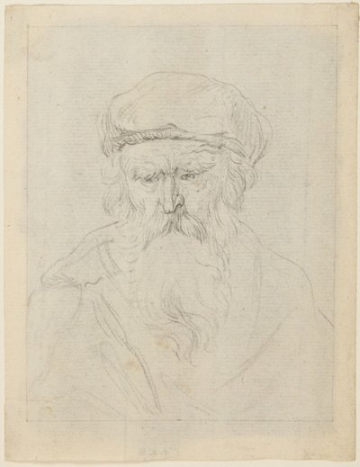 Äreä vanhus tekijältä Rembrandt van Rijn