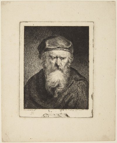 Äreä vanha mies tekijältä Rembrandt van Rijn