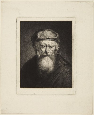 Äreä vanhus tekijältä Rembrandt van Rijn